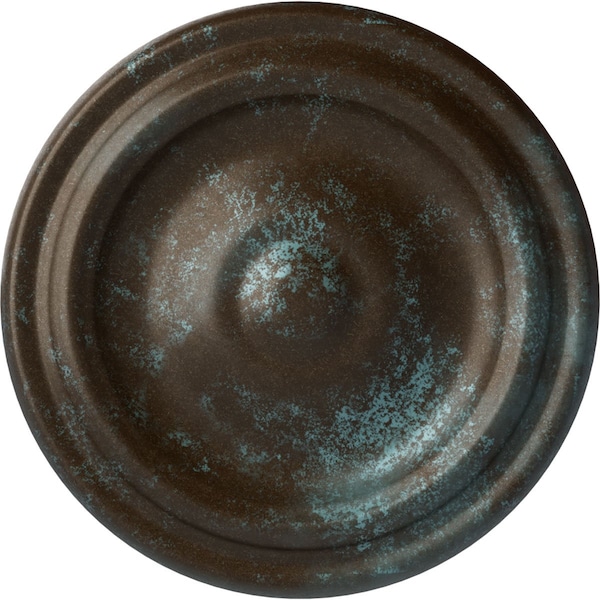 Ekena Millwork Maria Ceiling Medallion (Fits Canopies up to 1 3/4"), 9 5/8"OD x 1 1/8"P, Bronze Blue Patina CM09MABBS - main